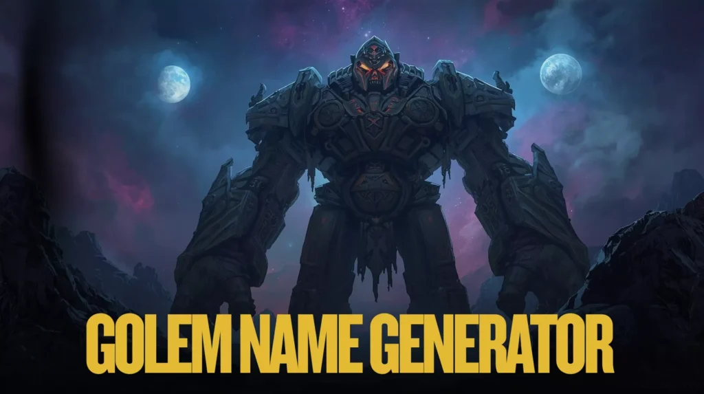 Golem Names