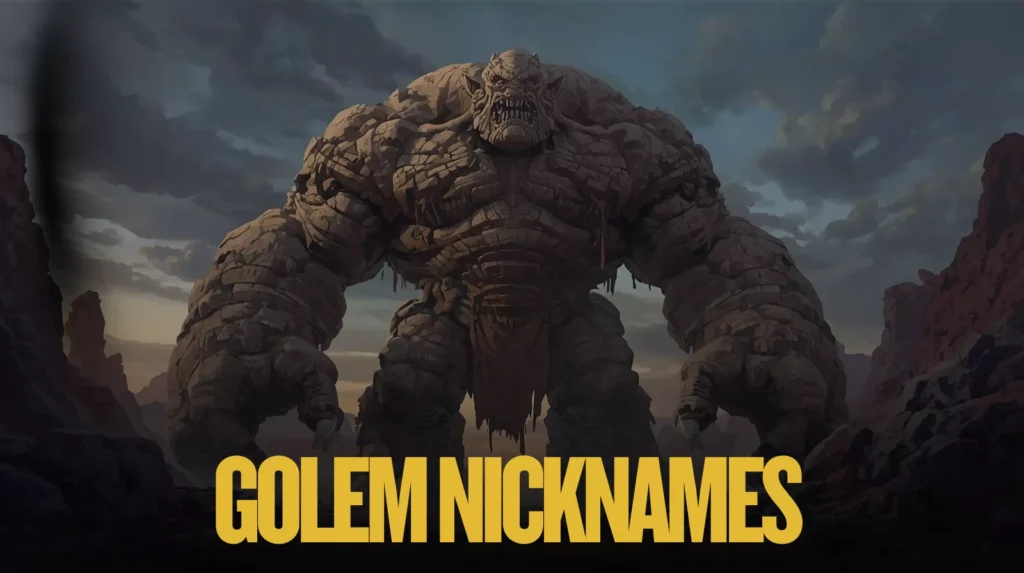 Golem Nicknames