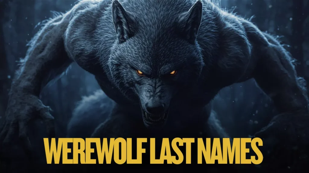 Werewolf Last Names