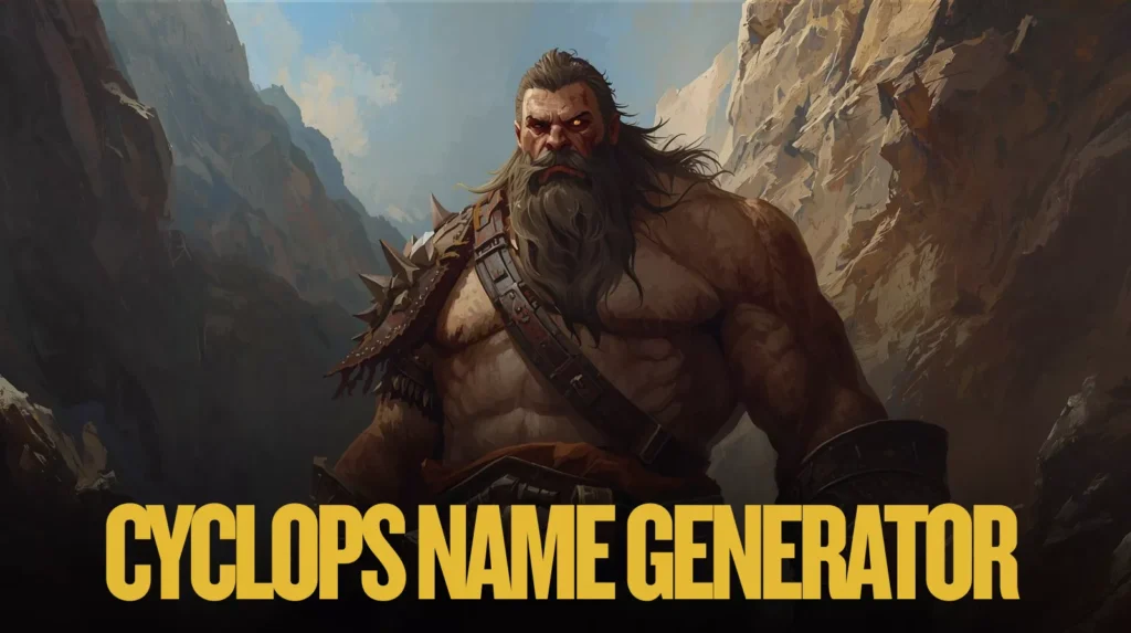 Cyclops Name Generator Cyclops Name Generator