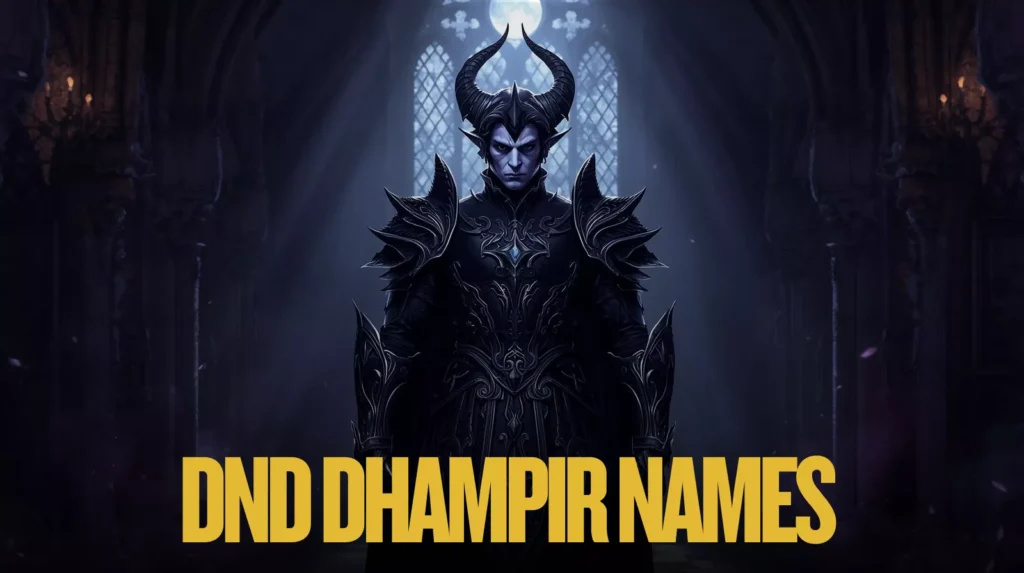 Dnd Dhampir Names