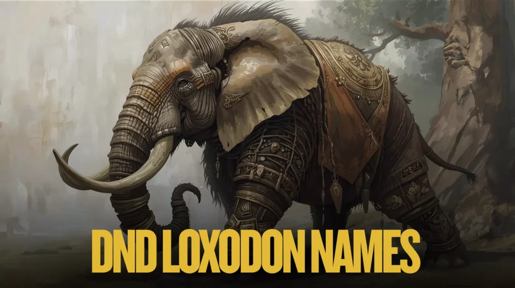 Dnd Loxodon Names