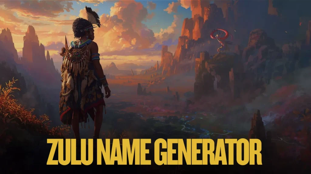 Zulu Name Generator