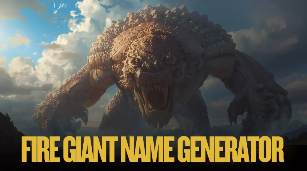 Fire Giant Name Generator