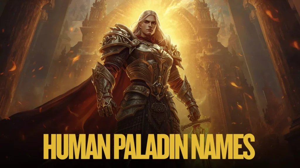 Human Paladin Names