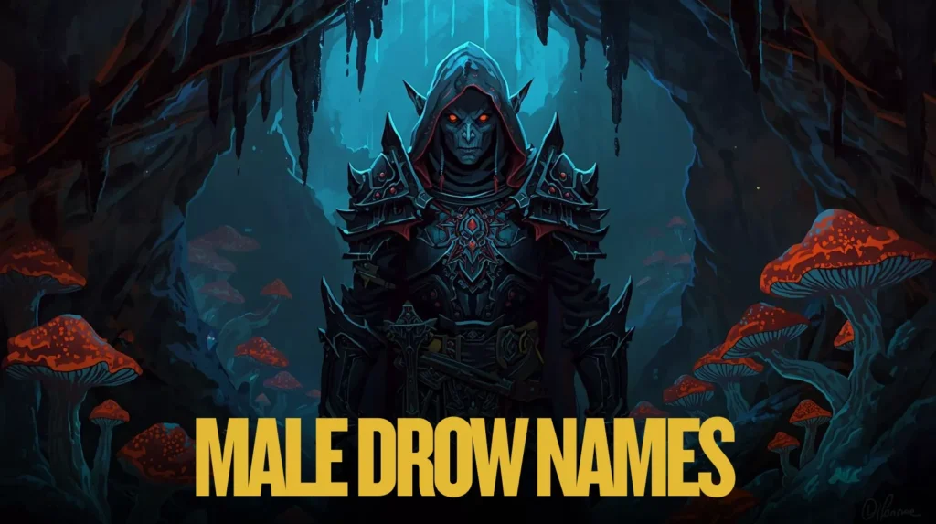 Male Drow Names Male Drow Names