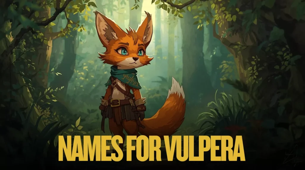 Names For Vulpera