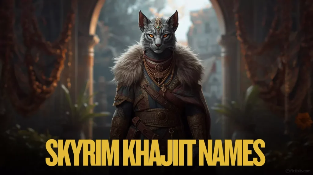 Skyrim Khajiit Names Skyrim Khajiit Names