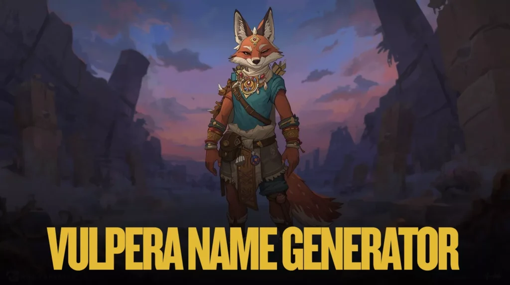 Vulpera Name Generator
