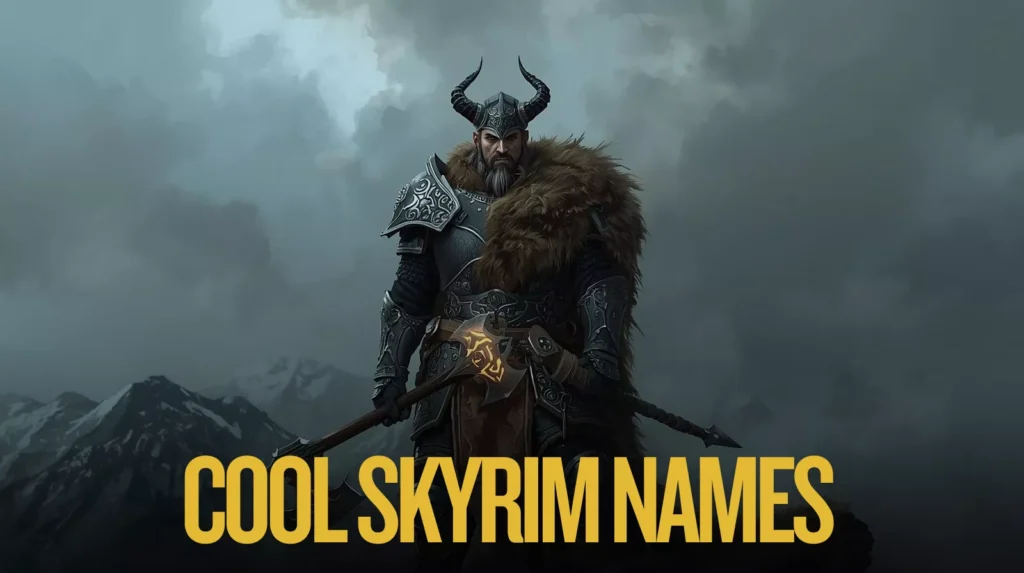 Cool Skyrim Names