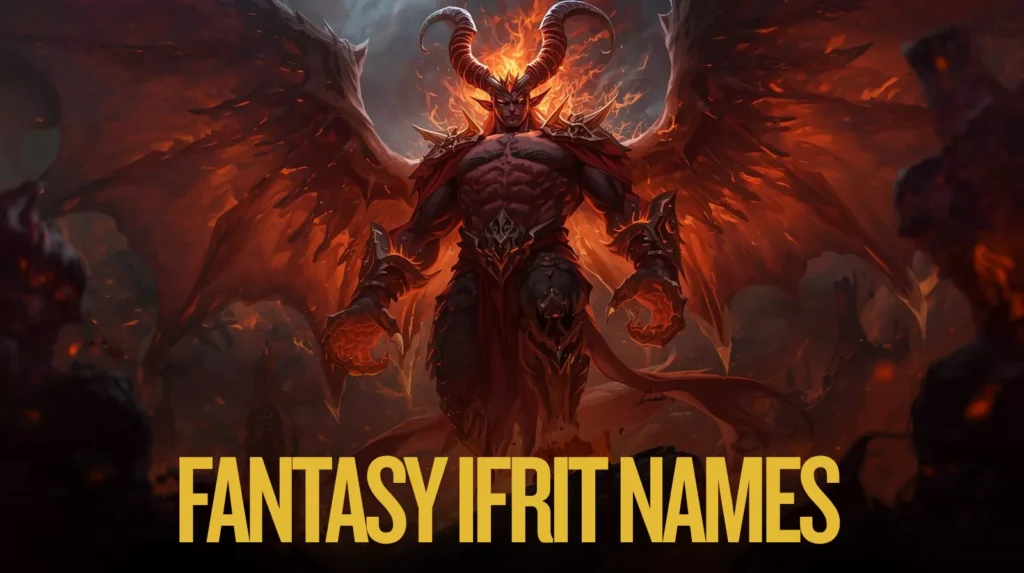Fantasy Ifrit Names Fantasy Ifrit Names
