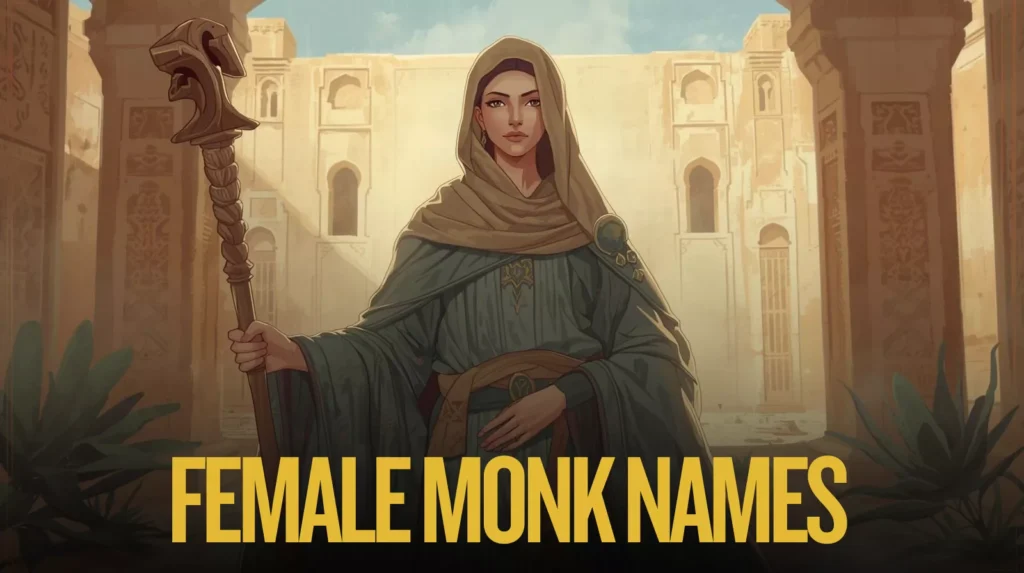 Female Monk Names