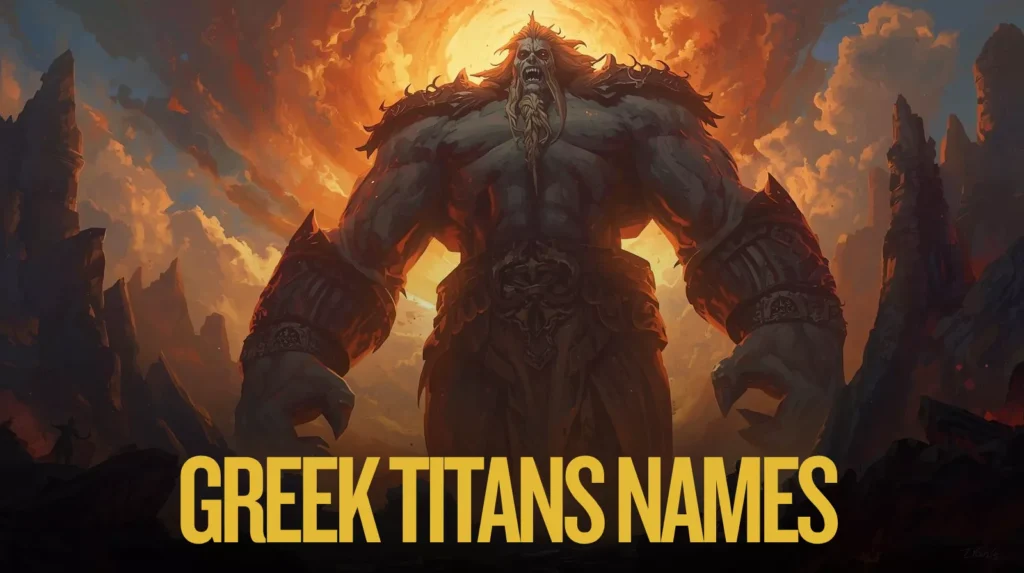 Greek Titans Names Greek Titans Names
