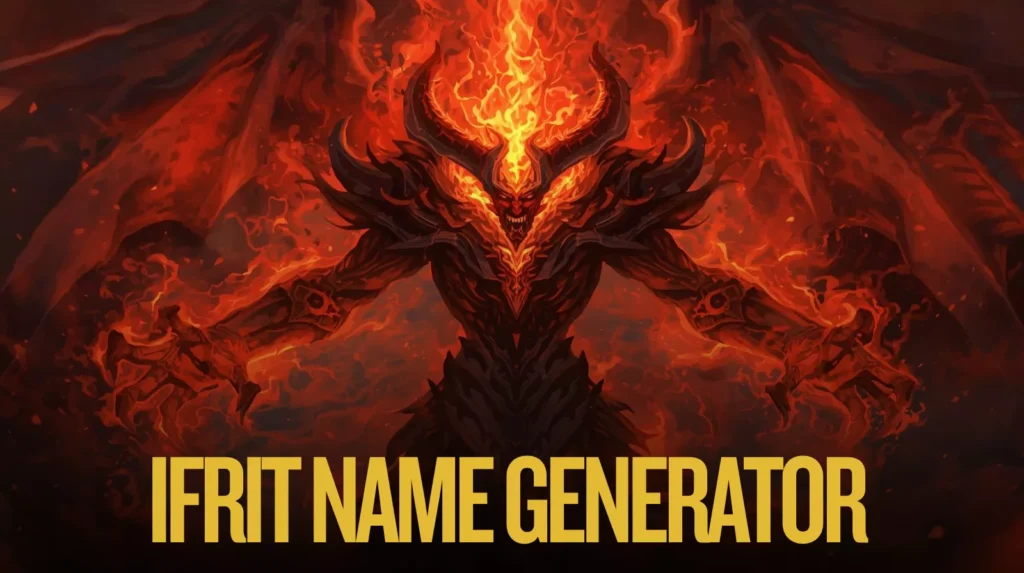 Ifrit Name Generator Ifrit Name Generator