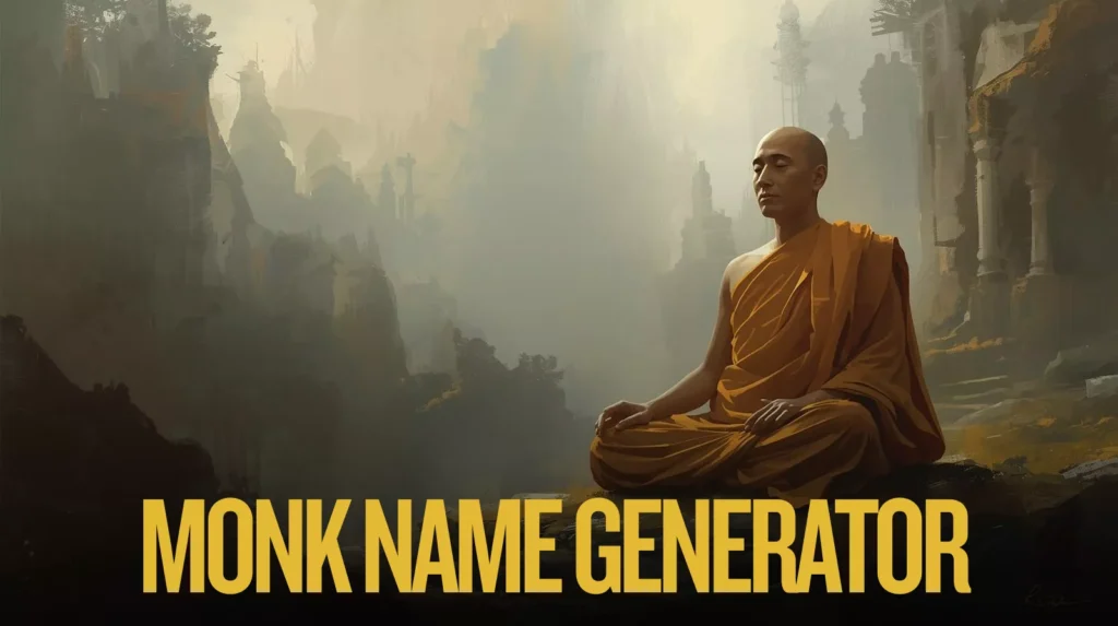 Monk Name Generator