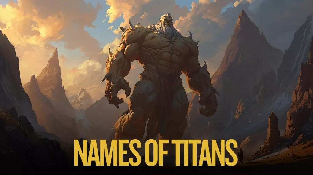 Names Of Titans Names Of Titans