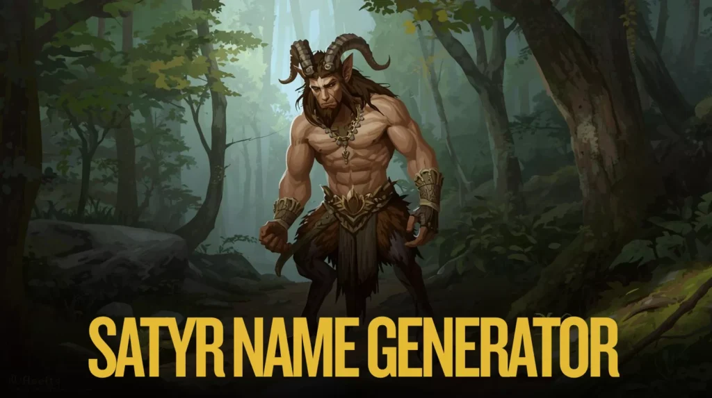 Satyr Name Generator