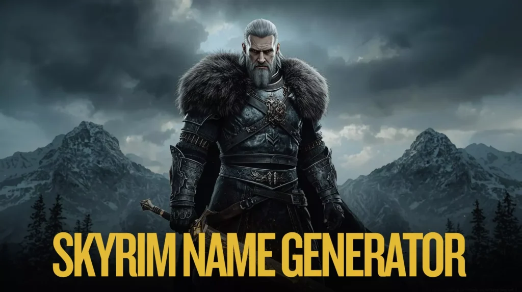Skyrim Name Generator