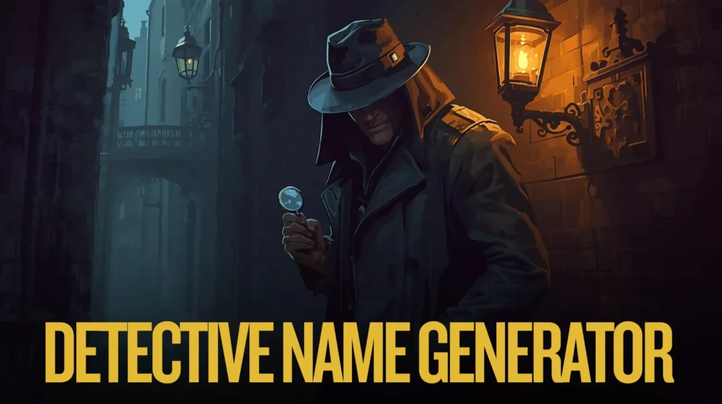 Detective Name Generator