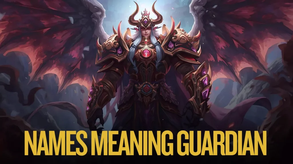 Names Meaning Guardian