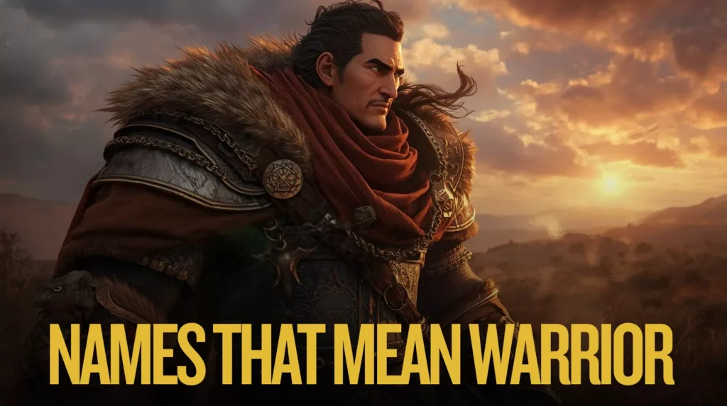 Names That Mean Warrior