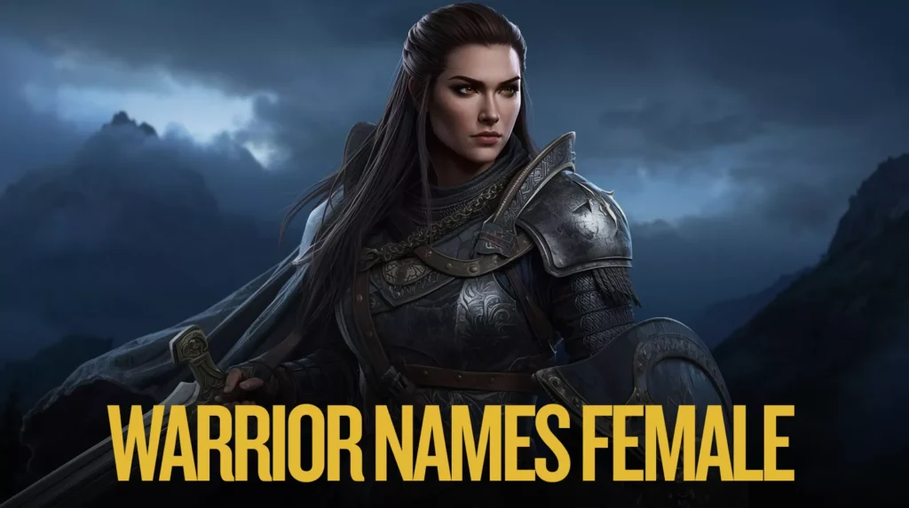 Warrior Names Female