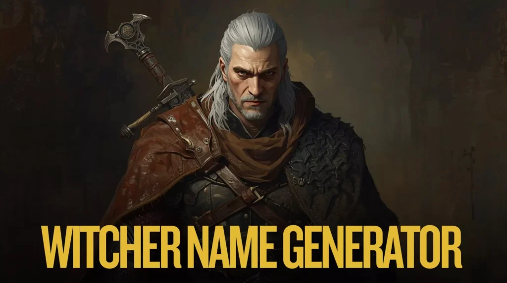 Witcher Name Generator