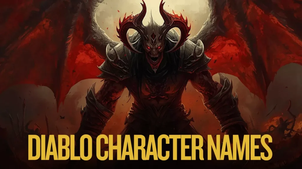 Diablo Character Names Diablo Character Names