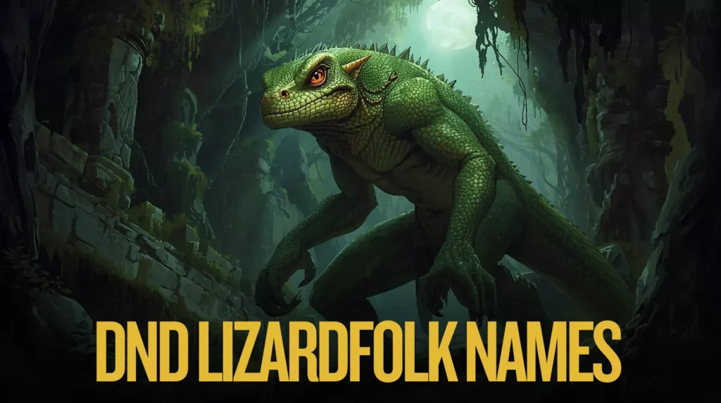 Dnd Lizardfolk Names