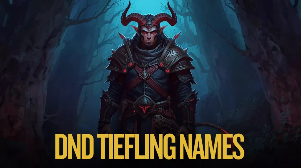 Dnd Tiefling Names