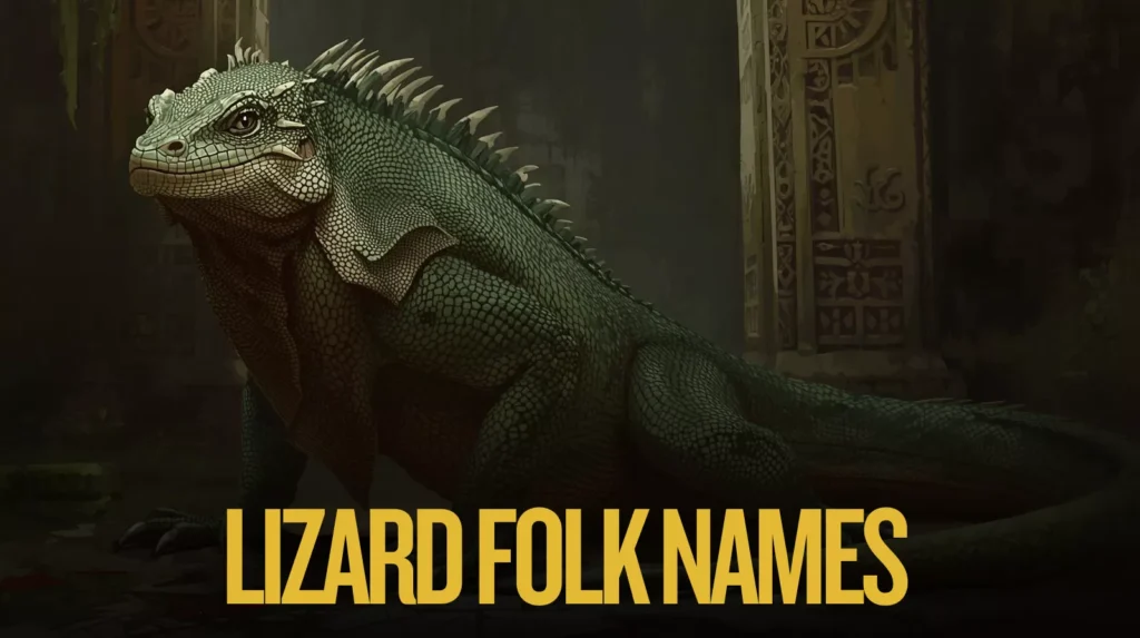 Lizard Folk Names