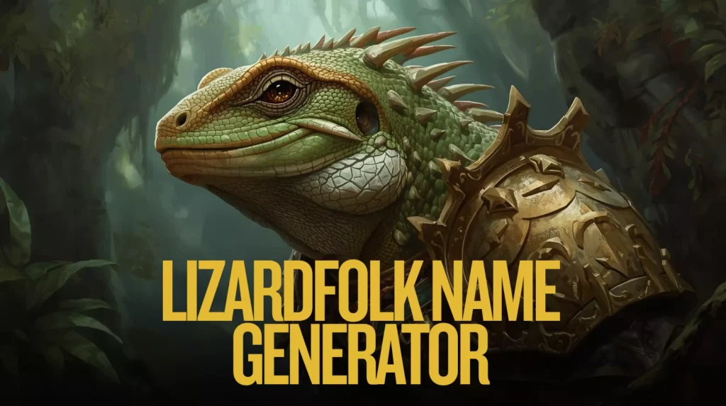Lizardfolk Name Generator