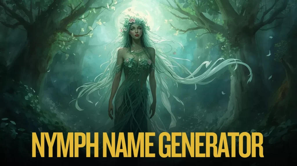 Nymph Name Generator Nymph Name Generator