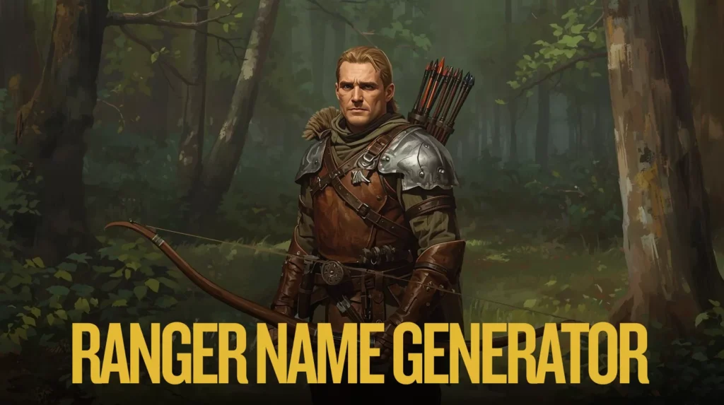 Ranger Name Generator Ranger Name Generator
