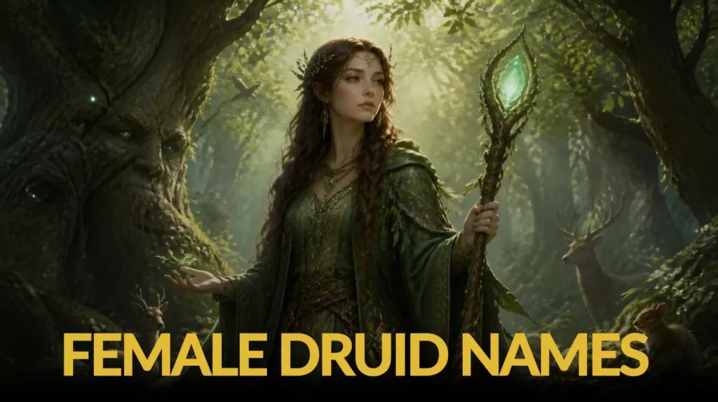 Female Druid Names Female Druid Names