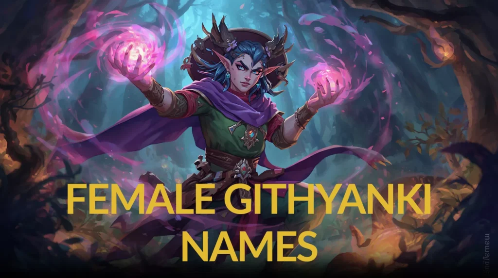 Female Githyanki Names Female Githyanki Names
