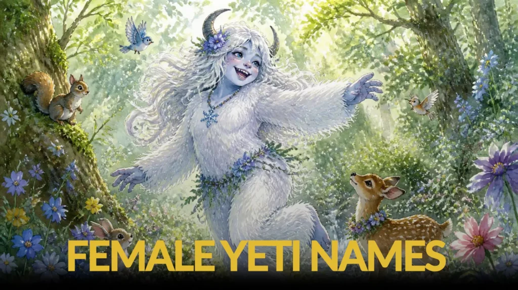 Female Yeti Names Female Yeti Names