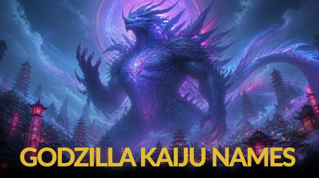 Godzilla Kaiju Names Godzilla Kaiju Names