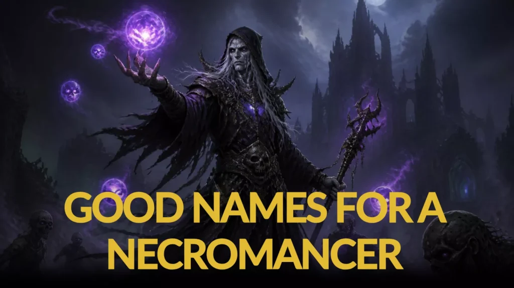 Good Names For A Necromancer Good Names For A Necromancer