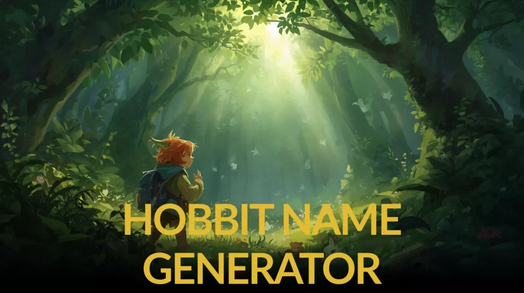 Hobbit Name Generator