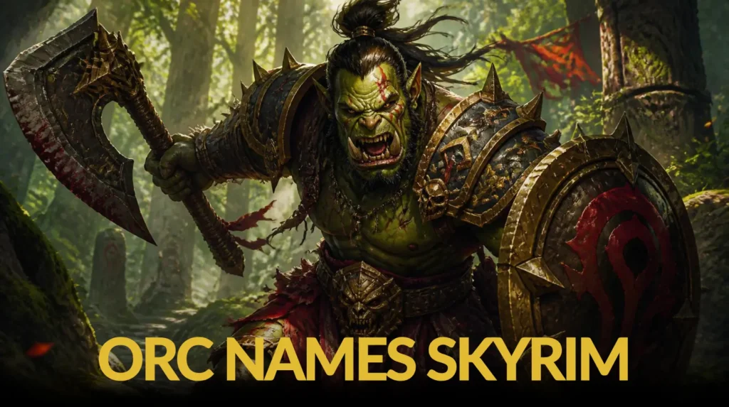 Orc Names Skyrim