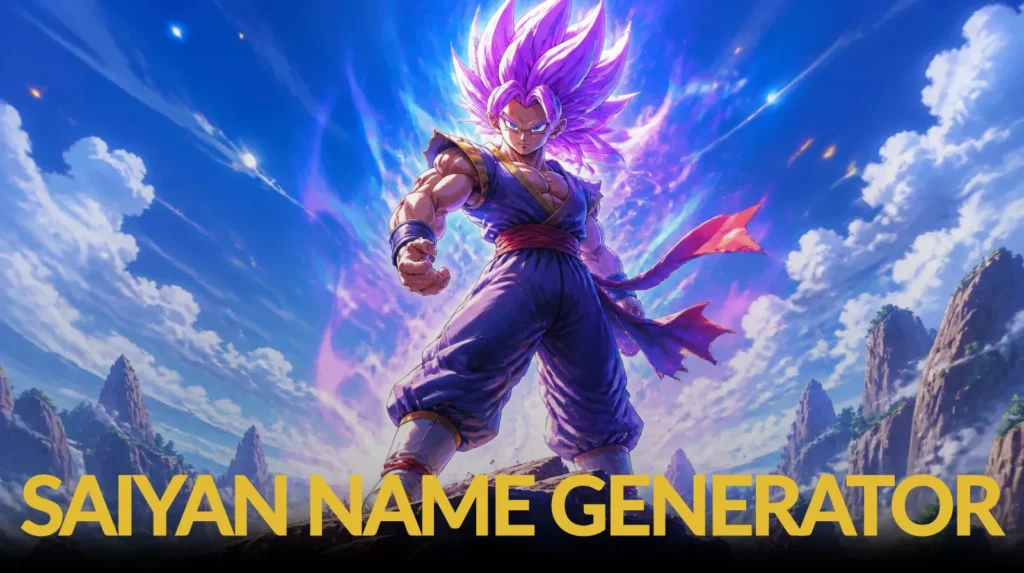 Saiyan Name Generator