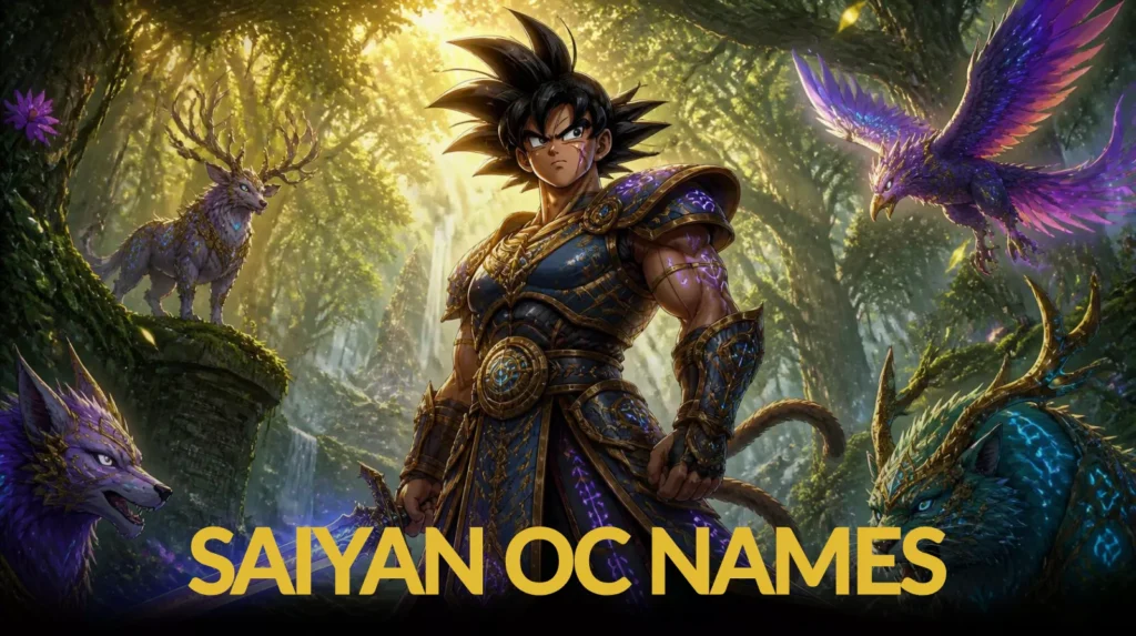 Saiyan OC Names