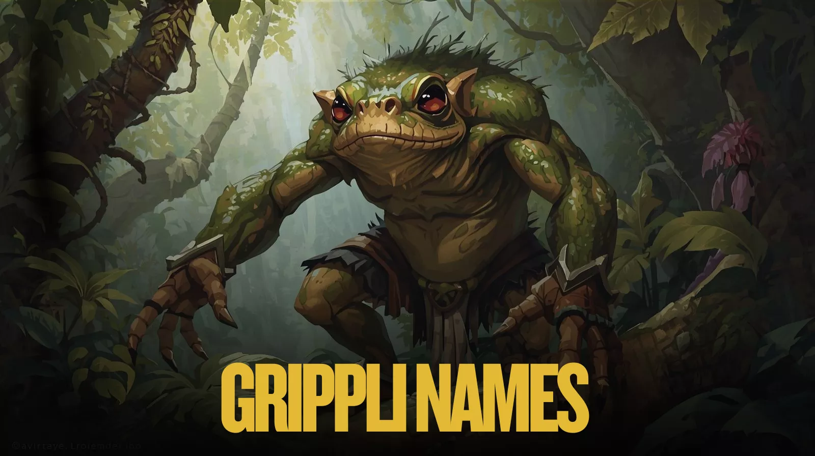 Grippli Names