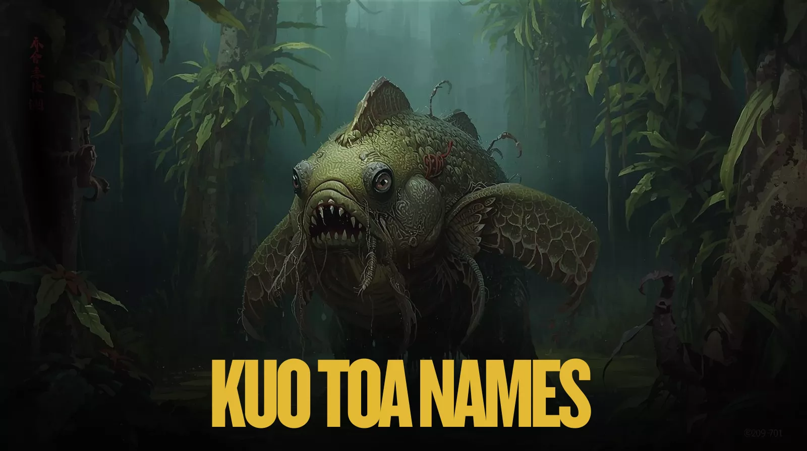 Kuo-Toa Names of the Deep | Ancient Fishfolk Titles & Tribal Naming Lore 1 Kuo-Toa Names