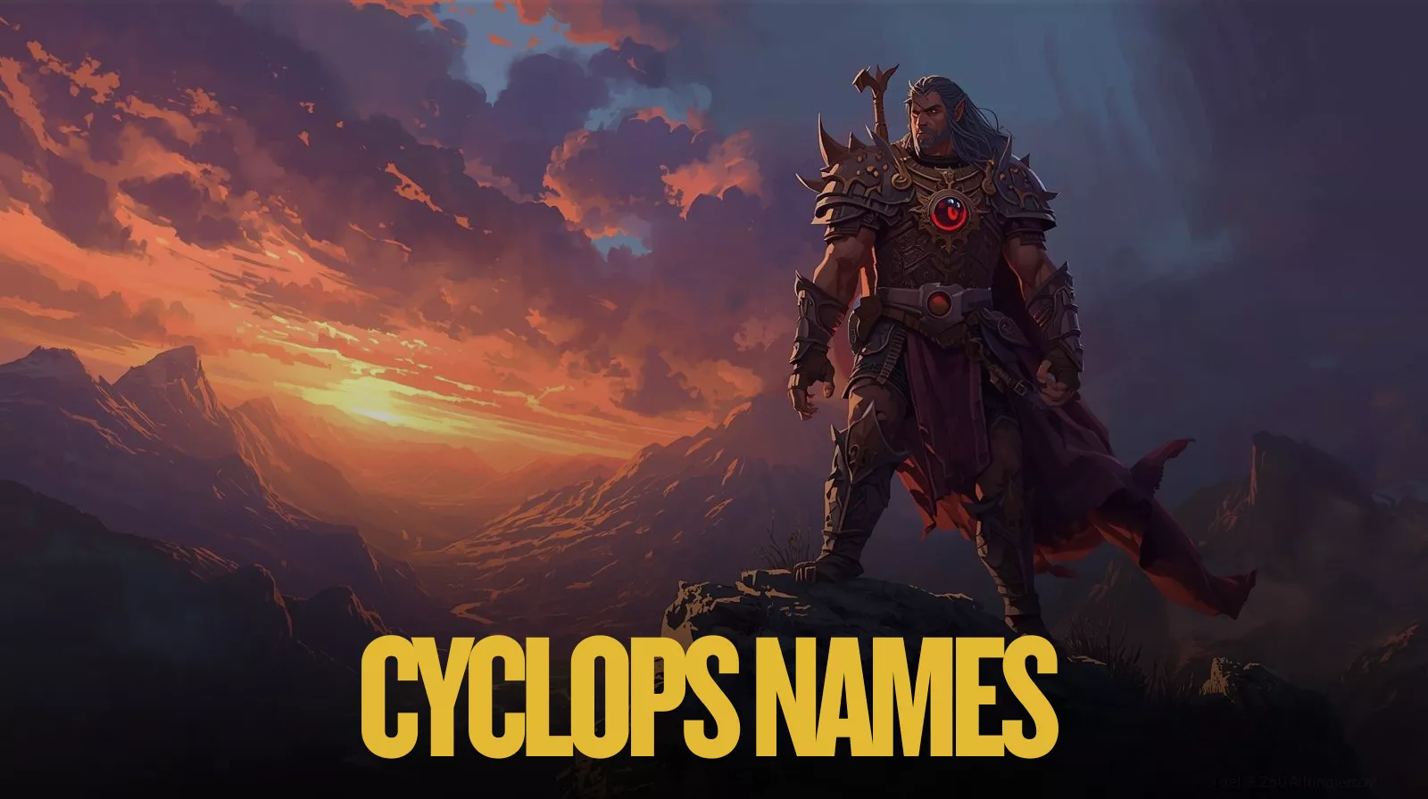 Cyclops Names Generator – Mythic, Arcane & Titanic Ideas 1 Cyclops Names