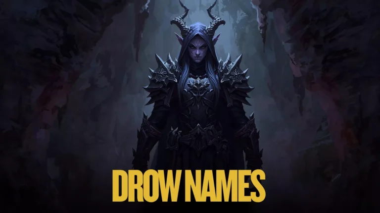 Drow Names