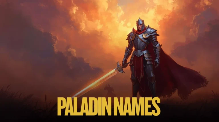 Paladin Names Generator – Sacred Knight & Holy Warrior Name Lore 7 Paladin Names