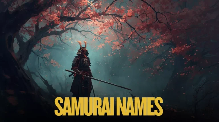 Samurai Names Generator – Legendary Warrior Names & Clan Titles 3 Samurai Names