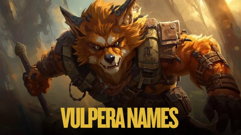 Vulpera Names Generator – Desert-Born Vulpera Name Ideas 6 Vulpera Names